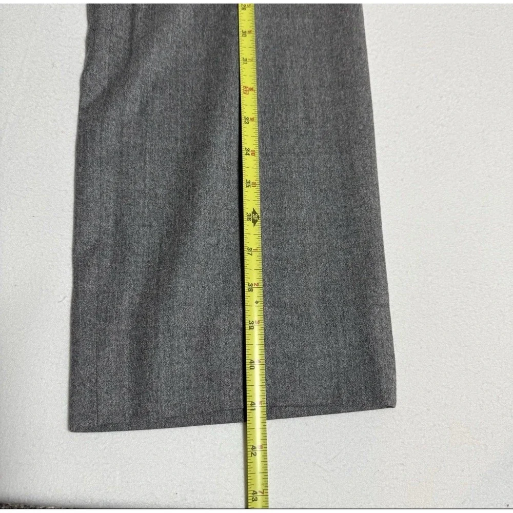 Valentino Mens Gray Dress Pants Wool‎ Flat Front Italy Tailored Trousers 36x32